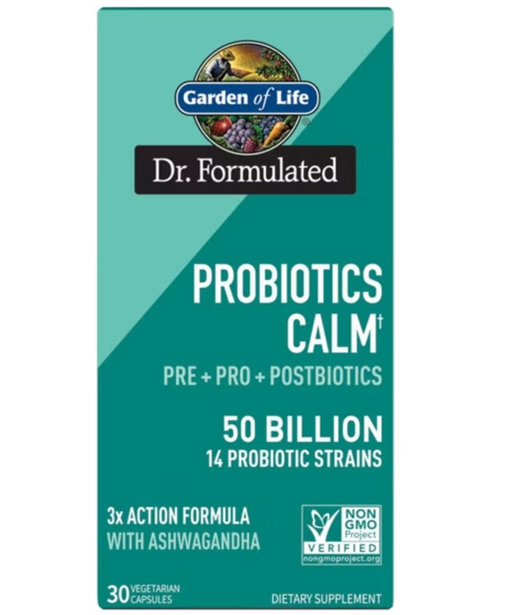 Dr. Formulated Probiotics Calm 50 Billion - 30 caps - Garden of Life | Vaistine1.lt | WestPharmacy.eu