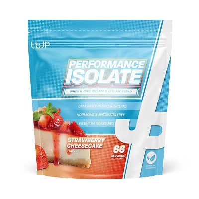Performance Isolate, Strawberry Cheesecake - 2000g - Trained by JP