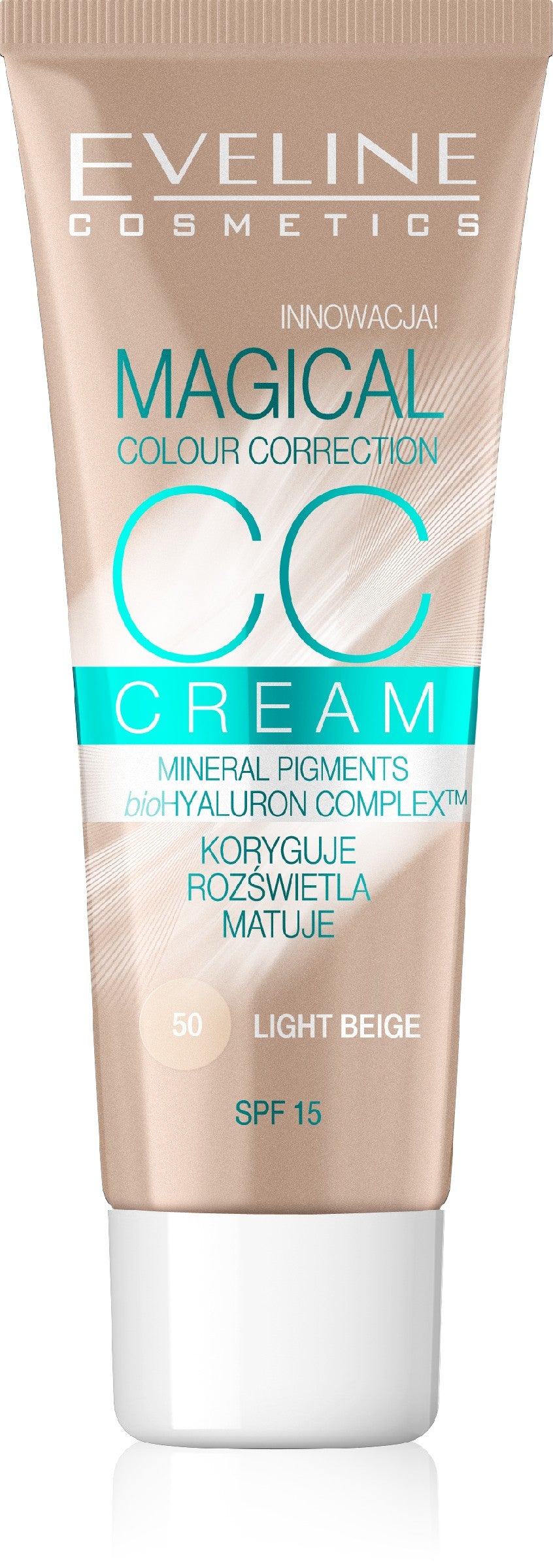 Eveline Fluid Magical CC Cream no 50 Light Beige 30ml | Vaistine1.lt