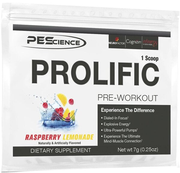 Prolific, Raspberry Lemonade - 7g (1 serving) - PEScience