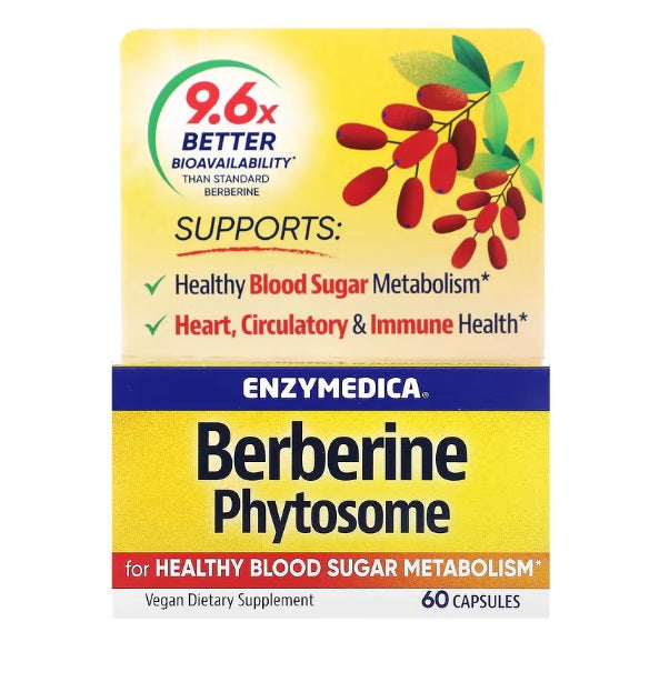 Berberine Phytosome - 60 caps - Enzymedica | Vaistine1.lt | WestPharmacy.eu