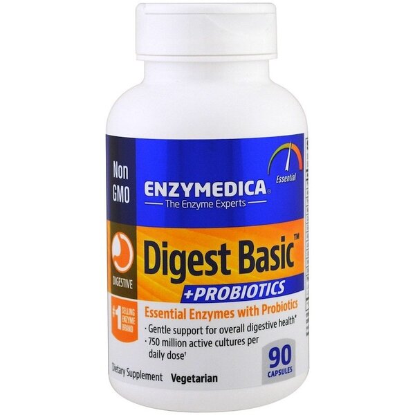 Digest Basic + Probiotics - 90 caps - Enzymedica | Vaistine1.lt | WestPharmacy.eu