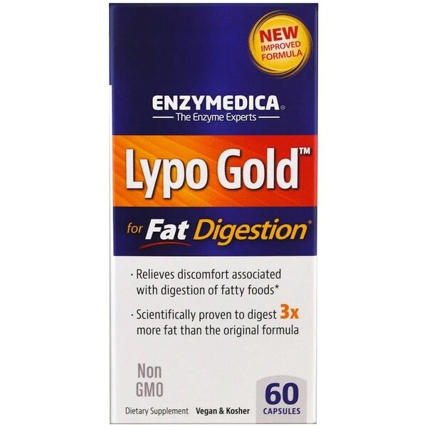 Lypo Gold - 60 caps - Enzymedica | Vaistine1.lt | WestPharmacy.eu