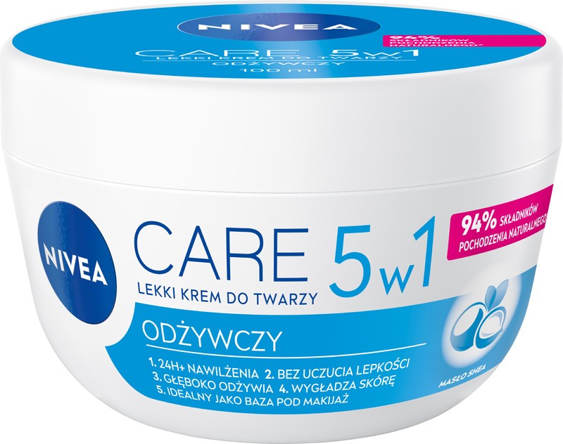 Nivea Care Light nourishing cream for all skin 100ml | Vaistine1.lt | WestPharmacy.eu