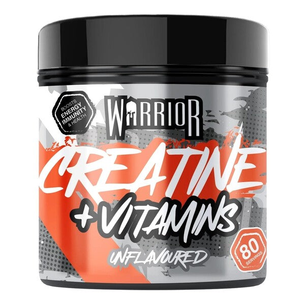 Creatine + Vitamins, Unflavoured - 360g - Warrior