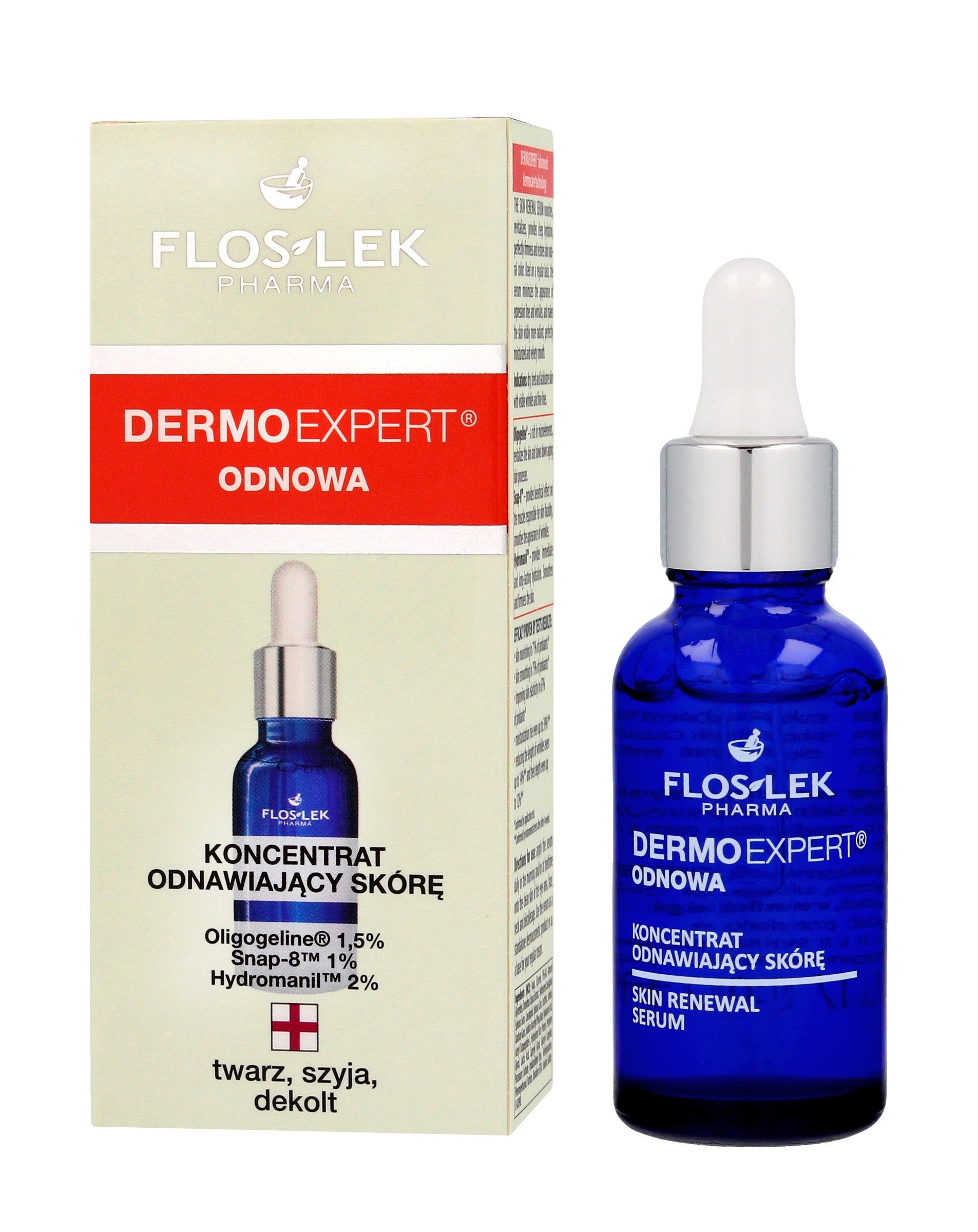 Floslek Pharma Dermo Expert odą atnaujinantis koncentratas 30ml | Vaistine1.lt