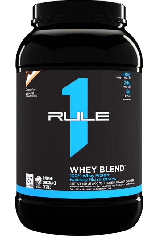 R1 Whey Blend, Campfire S'mores - 905g - Rule One
