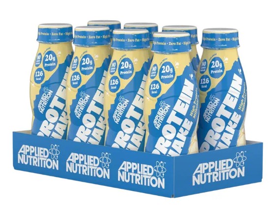 High Protein Shake, Vanilla Ice Cream - 8 x 330 ml. - Applied Nutrition