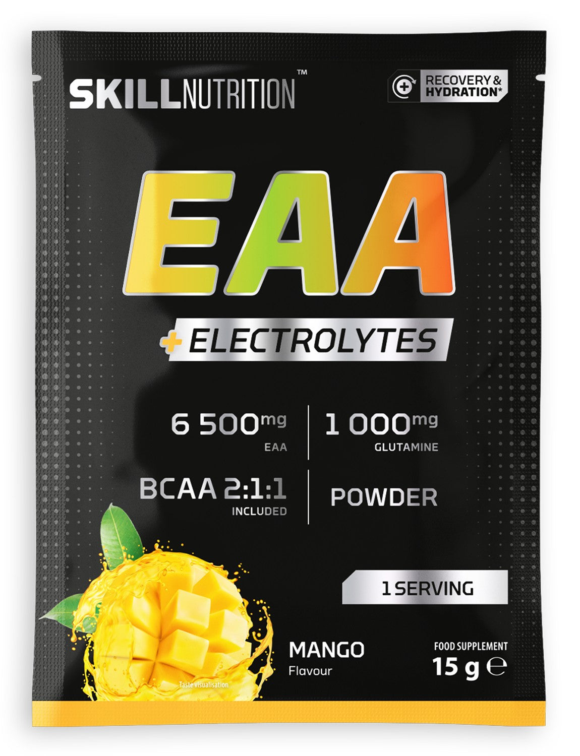 EAA + Electrolytes, Mango  - 15g (1 serving) - Skill Nutrition