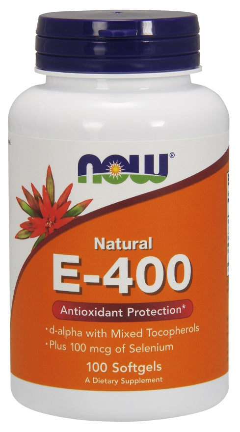 Vitamin E-400 IU with Selenium - 100 softgels - NOW Foods | Vaistine1.lt | WestPharmacy.eu