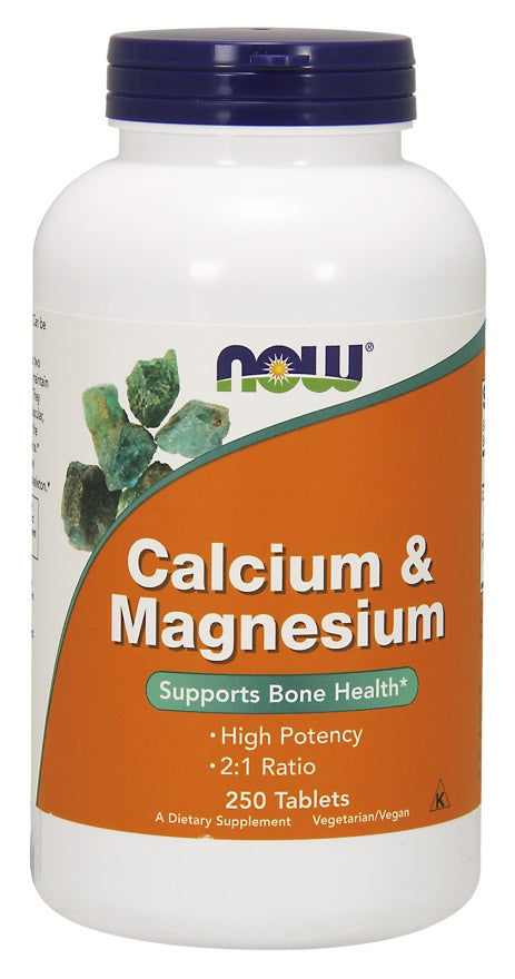 Calcium & Magnesium - 250 tablets - NOW Foods | Vaistine1.lt | WestPharmacy.eu