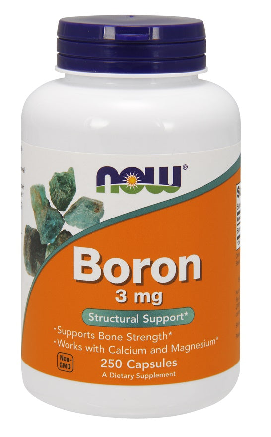 Boron, 3mg - 250 caps - NOW Foods | Vaistine1.lt | WestPharmacy.eu