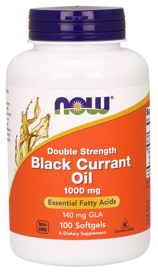 Black Currant Oil, 1000mg - 100 softgels - NOW Foods | Vaistine1.lt | WestPharmacy.eu