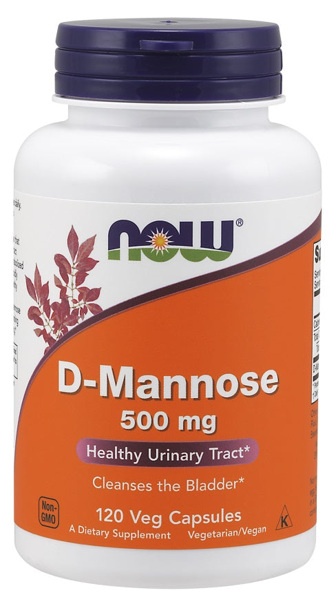 D-Mannose, 500mg - 240 vcaps - NOW Foods | Vaistine1.lt | WestPharmacy.eu
