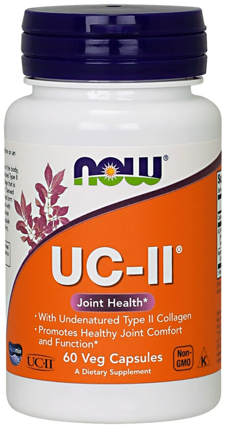 UC-II Undenatured Type II Collagen - 60 caps - NOW Foods | Vaistine1.lt | WestPharmacy.eu