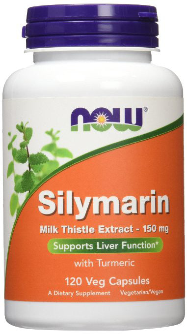 Milk Thistle Extract with Turmeric, 150mg - 120 vcaps - NOW Foods | Vaistine1.lt | WestPharmacy.eu