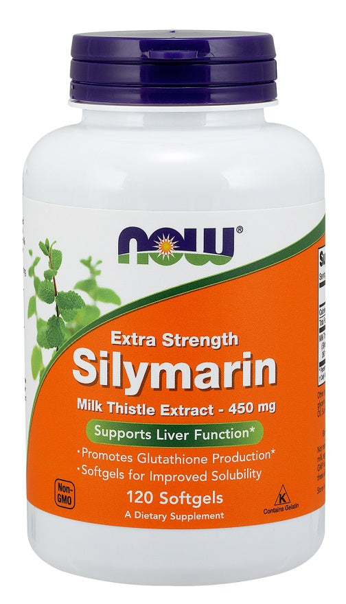 Milk Thistle Extract, 450mg Extra Strength - 120 softgels - NOW Foods | Vaistine1.lt | WestPharmacy.eu