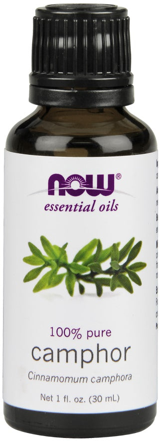 Essential Oil, Camphor Oil - 30 ml - NOW Foods | Vaistine1.lt | WestPharmacy.eu