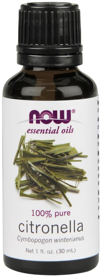 Essential Oil, Citronella Oil - 30 ml - NOW Foods | Vaistine1.lt | WestPharmacy.eu