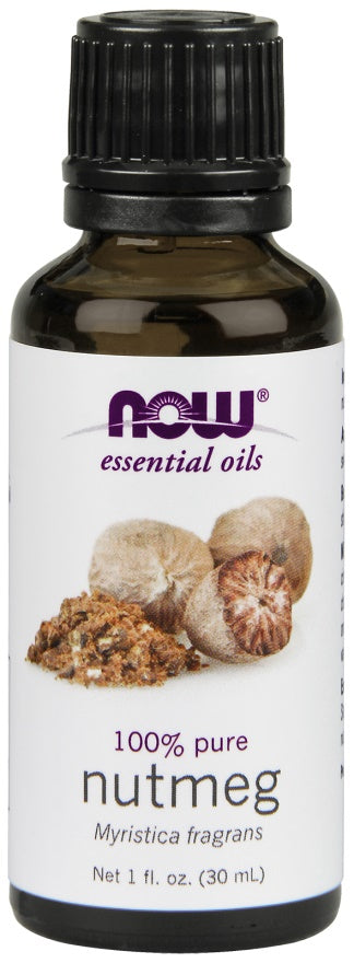 Essential Oil, Nutmeg Oil - 30 ml - NOW Foods | Vaistine1.lt | WestPharmacy.eu