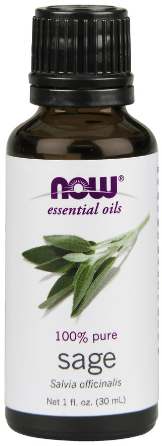 Essential Oil, Sage Oil - 30 ml - NOW Foods | Vaistine1.lt | WestPharmacy.eu