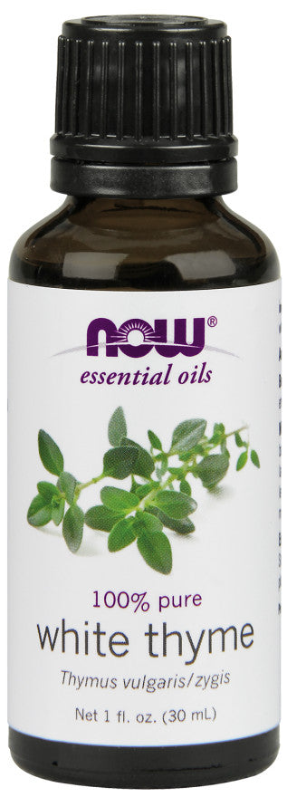 Essential Oil, White Thyme Oil - 30 ml - NOW Foods | Vaistine1.lt | WestPharmacy.eu