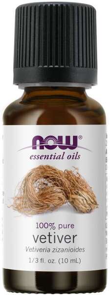 Essential Oil, Vetiver Oil - 10 ml - NOW Foods | Vaistine1.lt | WestPharmacy.eu