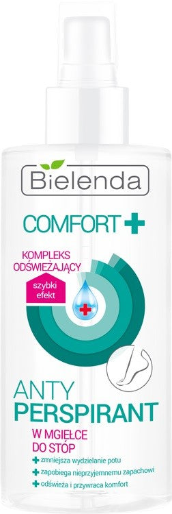 Bielenda Comfort + antiperspirantas purškiklis kojoms 150ml | Vaistine1.lt