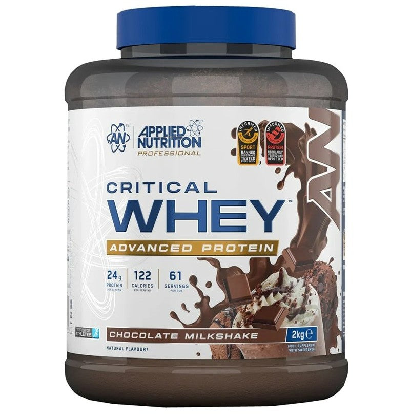 Critical Whey, Chocolate Milkshake - 2000g - Applied Nutrition