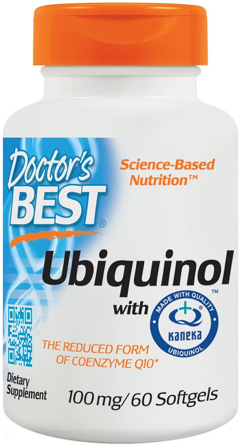 Ubiquinol with Kaneka, 100mg - 60 softgels - Doctor's Best | Vaistine1.lt | WestPharmacy.eu