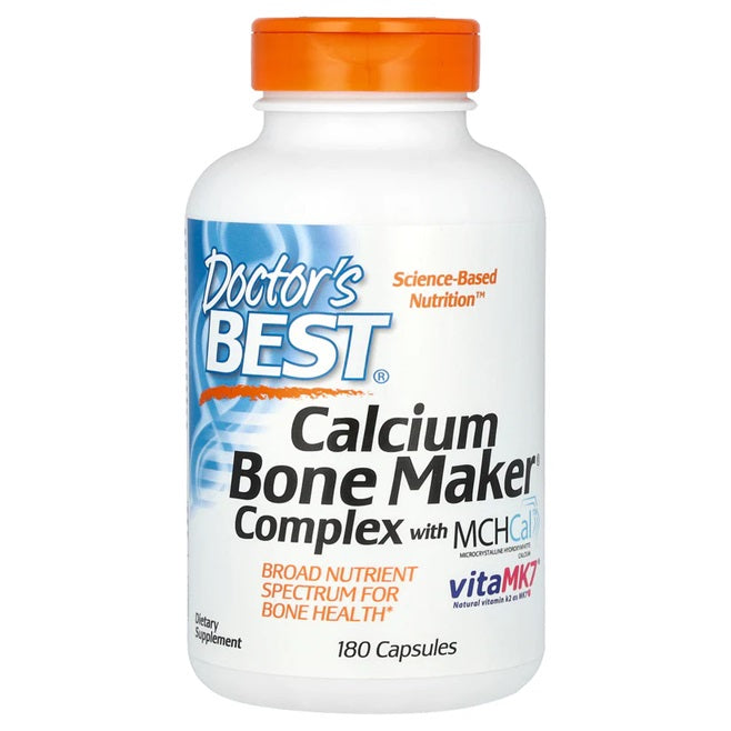 Calcium Bone Maker Complex with MCHCal - 180 caps - Doctor's Best | Vaistine1.lt | WestPharmacy.eu