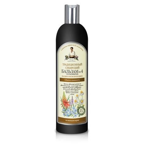 Grandmother Agafya's Recipes Siberian Balsam Traditional No. 4 Fluffiness and Lightness 550 ml | Vaistine1.lt