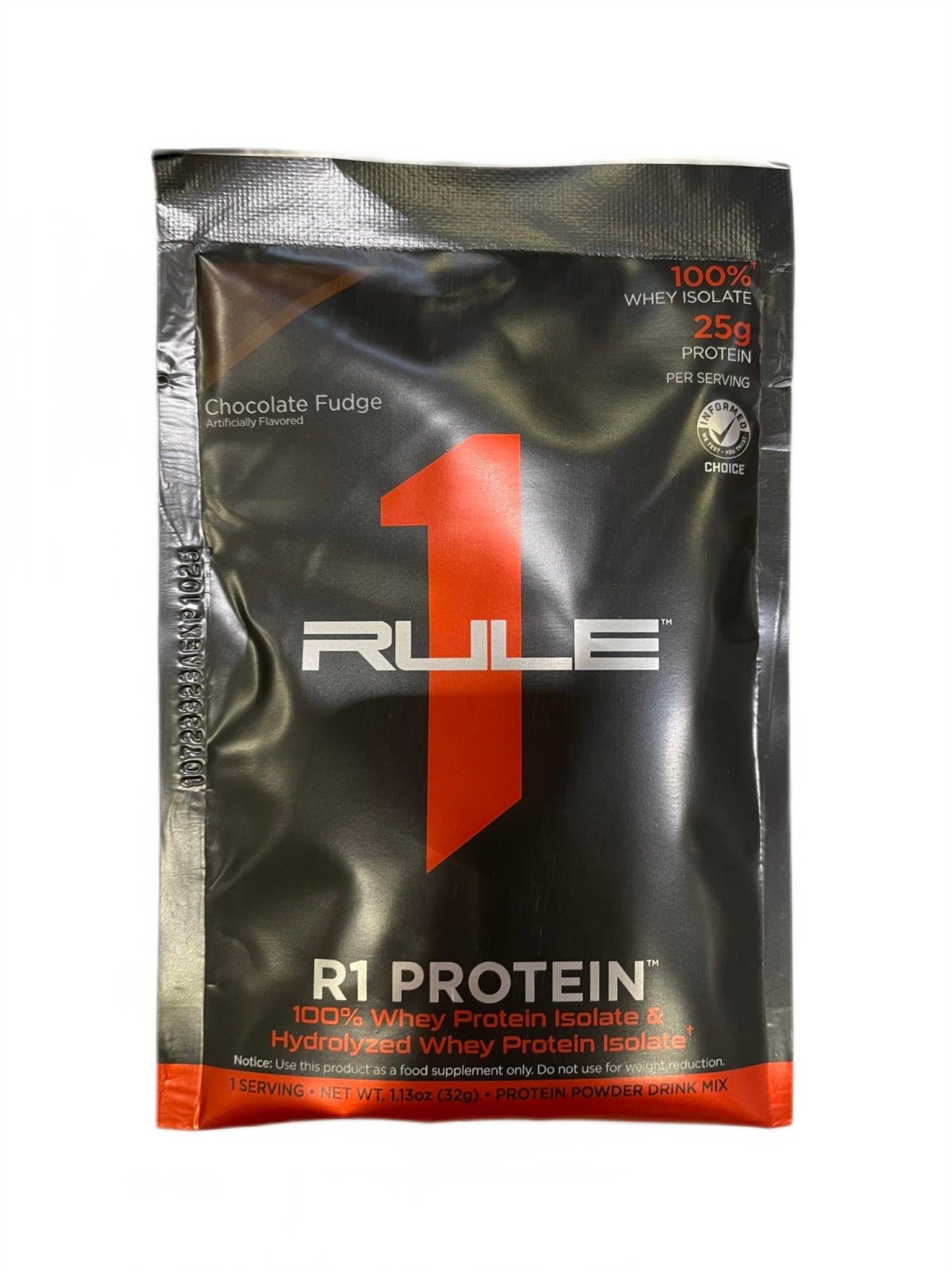 R1 Protein, Chocolate Fudge - 32g (1 serving) - Rule One