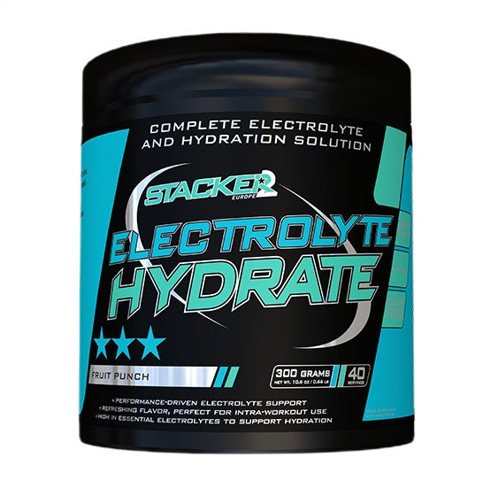 Electrolyte Hydrate, Fruit Punch - 300g - Stacker2 Europe
