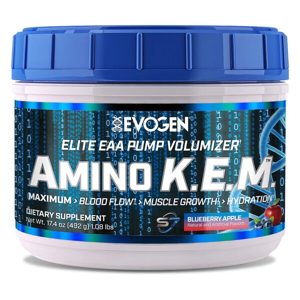 Amino K.E.M. EAA, Blueberry Apple - 492g - Evogen