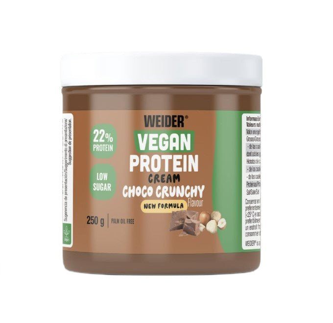 Vegan Protein Cream, Choco Crunchy - 250g - Weider