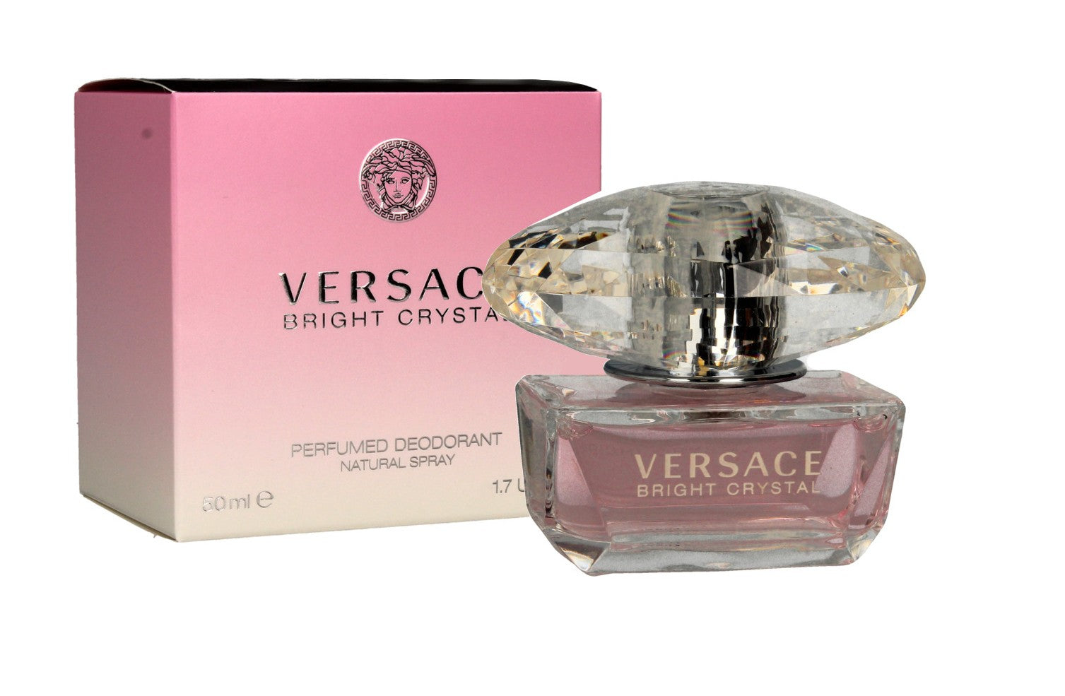 VERSACE BRIGHT CRYSTAL DEO PURŠKIKLIS 50ML | WestPharmacy.eu | Vaistine1.lt