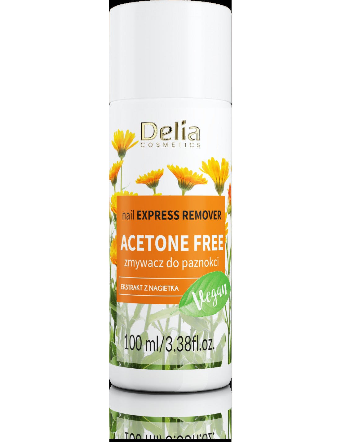 Delia Cosmetics Nail Polish Remover for Natural and Artificial Nails without Acetone 100ml | Vaistine1.lt | WestPharmacy.eu