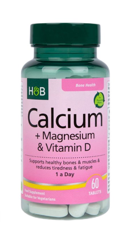 Calcium + Magnesium & Vitamin D - 60 tablets - Holland & Barrett