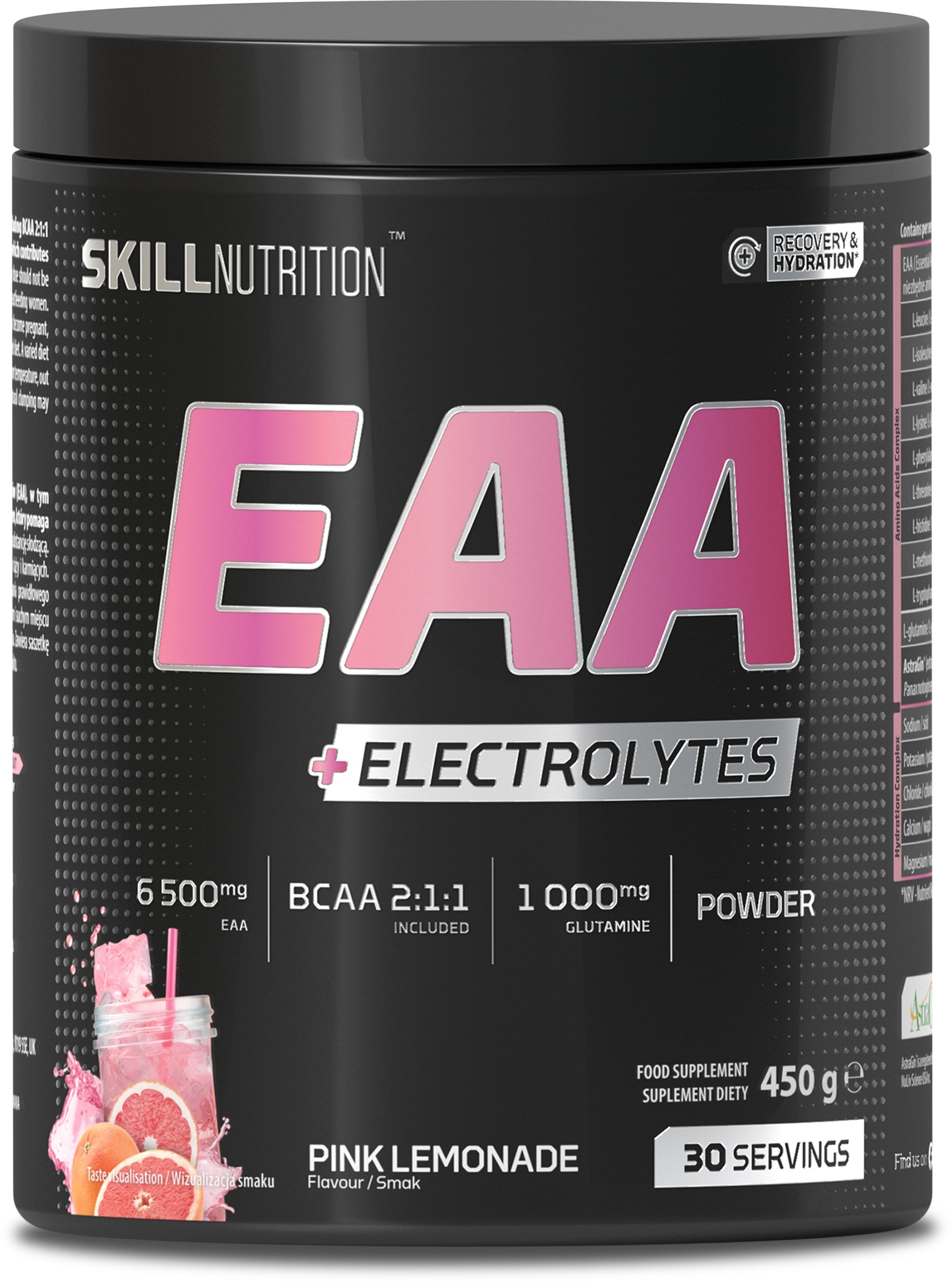EAA + Electrolytes, Pink Lemonade - 450g - Skill Nutrition
