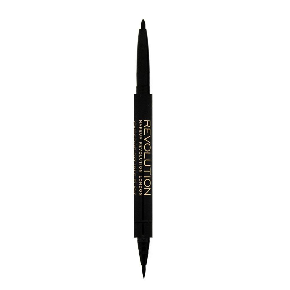 Makeup Revolution Double-sided black eyeliner pen Awesome Eyeliner Felt and Kohl, 1 pc. | Vaistine1.lt