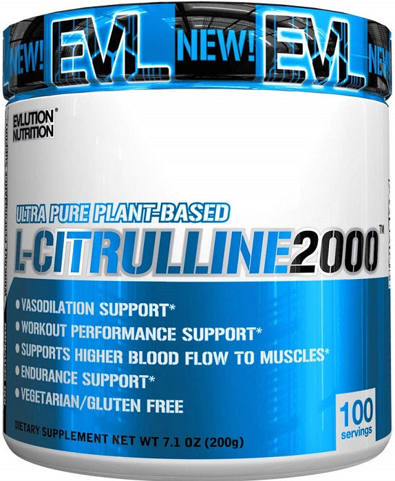 L-Citrulline 2000, Unflavoured - 200g - EVLution Nutrition