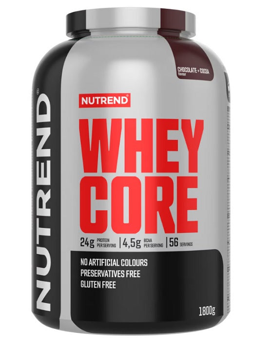 Whey Core, Chocolate + Cocoa - 1800g - Nutrend