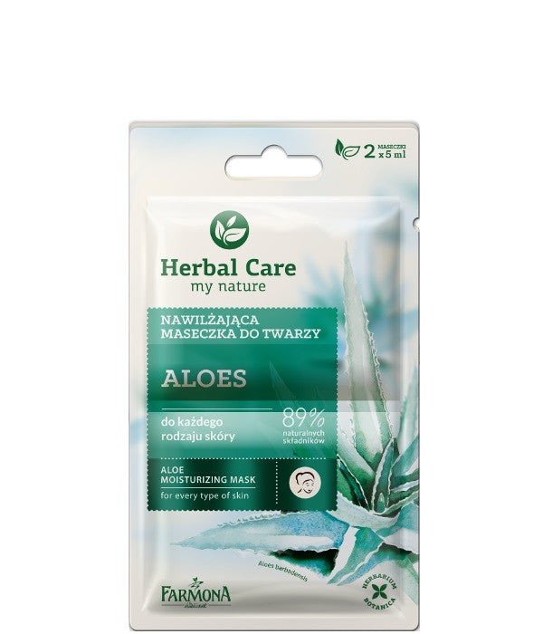 Farmona Herbal Care drėkinamoji kaukė Aloe - maišelis | Vaistine1.lt