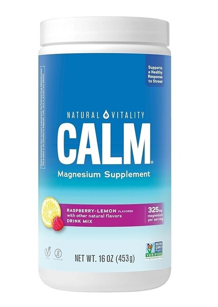Natural Calm, Raspberry Lemon - 453g - Natural Vitality