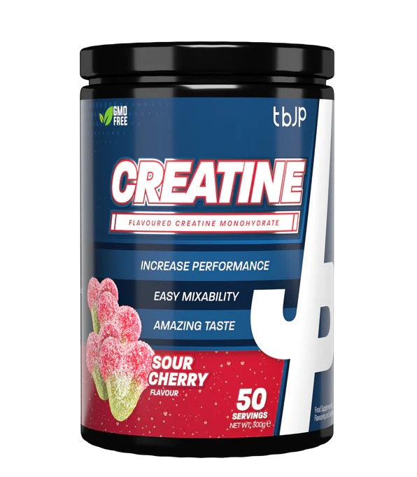 Creatine, Sour Cherry (Tub) - 300g - Trained by JP