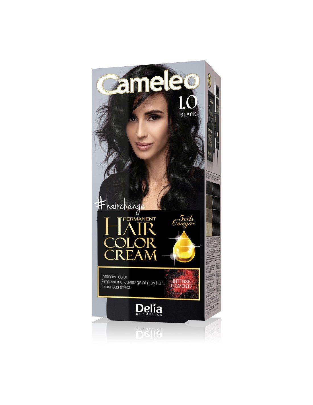 Delia Cosmetics Cameleo HCC Permanent Hair Color Omega+ No. 1.0 Black 1op. | Vaistine1.lt