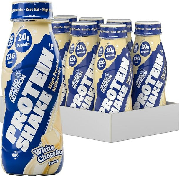 High Protein Shake, White Chocolate - 8 x 330 ml. - Applied Nutrition