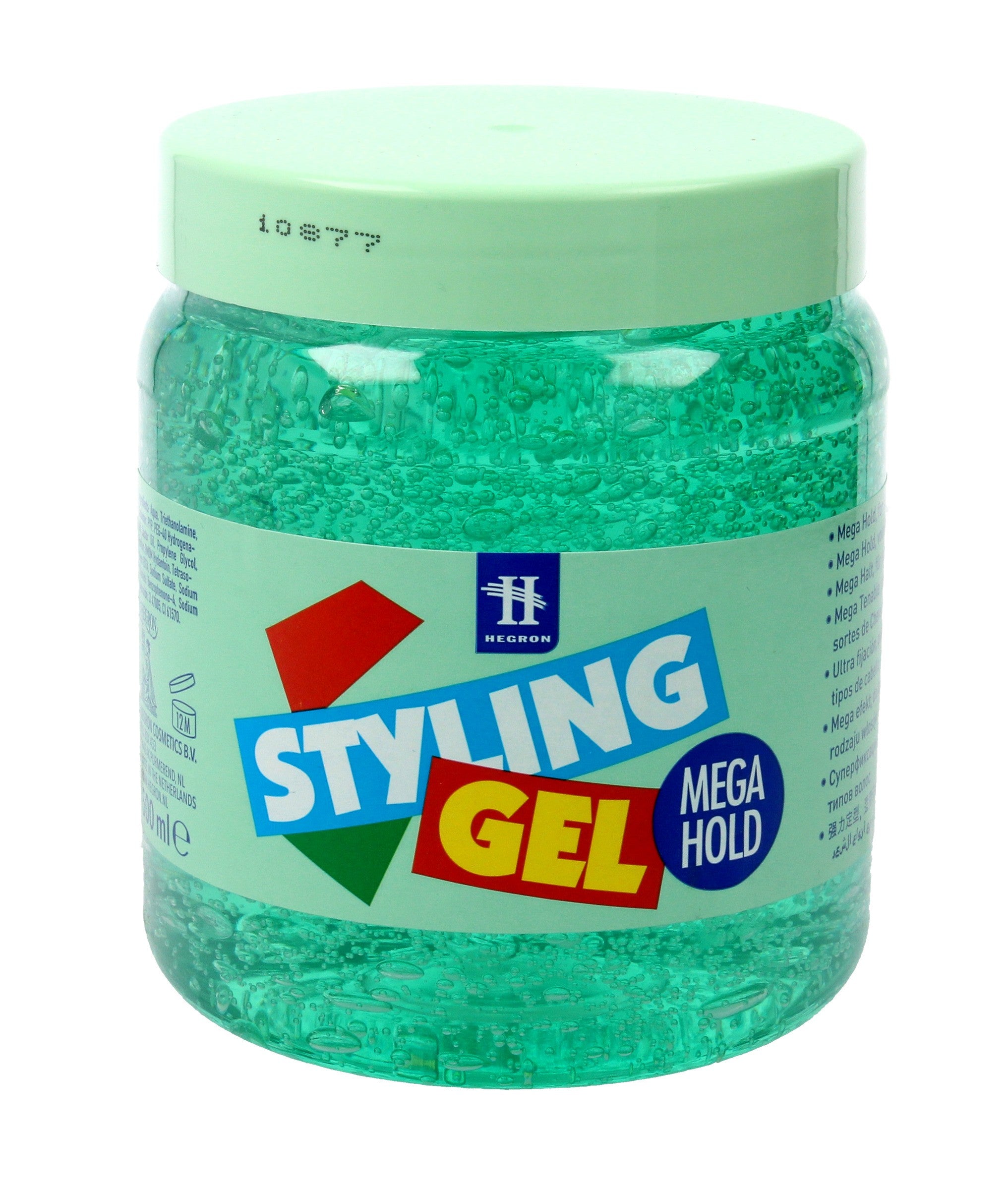 Hegron Styling Hair Modeling Gel 500ml mega hold green | Vaistine1.lt