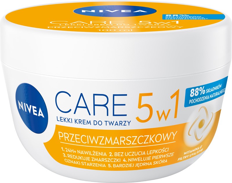 Nivea Care Light anti-wrinkle cream for all skin types 100ml | Vaistine1.lt | WestPharmacy.eu